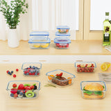 Load image into Gallery viewer, 8 Pack Glass Food  Storage Containers