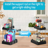 Load image into Gallery viewer, 2 Sets of 2-Tier Multi-Purpose Stackable Under Sink Organizer