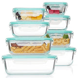 Load image into Gallery viewer, 8 Pack Glass Food  Storage Containers