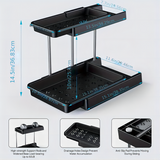 Load image into Gallery viewer, 2 Sets of 2-Tier Multi-Purpose Stackable Under Sink Organizer