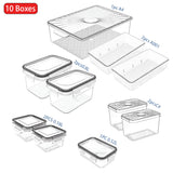 Load image into Gallery viewer, 10pcs Food Storage Containers (3#)