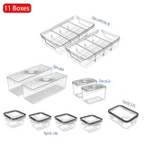 Load image into Gallery viewer, 11pcs Food Storage Organizer Bins (6#)