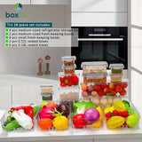 Load image into Gallery viewer, 18pcs Kitchen Storage Oragnizer Bins BPA Free Plastic Containers (6#)