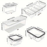 Load image into Gallery viewer, 18pcs Kitchen Storage Oragnizer Bins BPA Free Plastic Containers (6#)