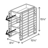 Load image into Gallery viewer, Sliding 2-Drawer Organizer