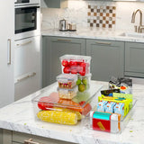 Load image into Gallery viewer, 18pcs BPA Free Clear Plastic Kitchen Food Storage Container (5#)