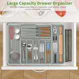 Load image into Gallery viewer, Silverware Drawer Organizer, Expandable Utensil Tray for Kitchen